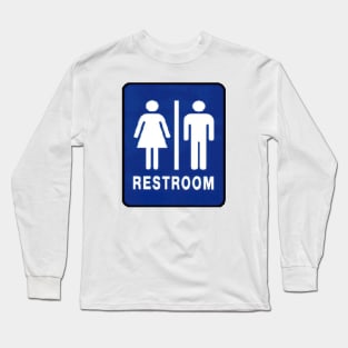 Restroom Long Sleeve T-Shirt